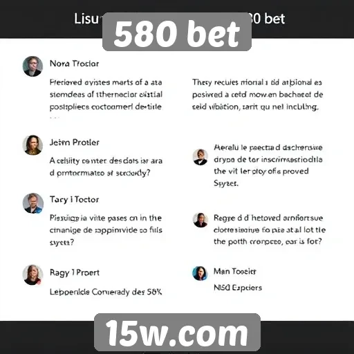 Depoimentos de usuários sobre a experiência no 580 bet